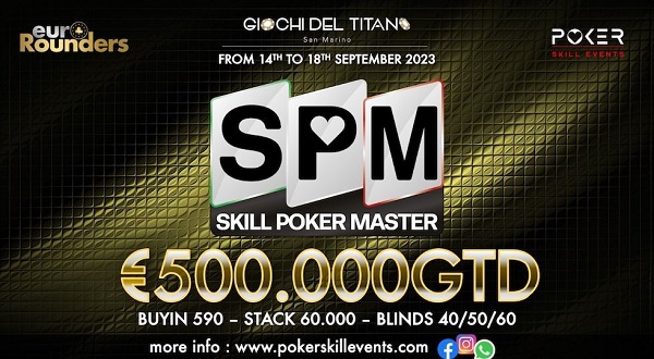 Tornei live by Poker Skill Events a settembre